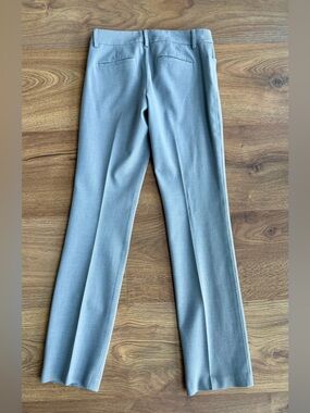 Express | Editor Pants Light Grey Size 0 Work Career Slim Straight